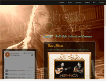 Tablet Screenshot of alfredocaceres.com